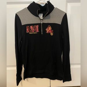 VS Pink ASU quarter zip